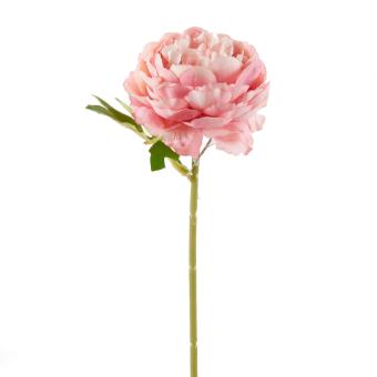 Kunstblume Rose 28 cm Lachs 